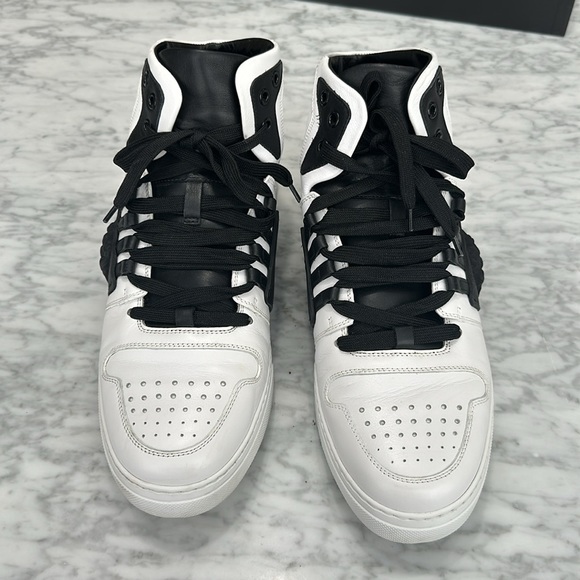 Versace authentic - lateral Medusa strap high top sneakers - Picture 3 of 4